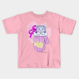 Mitten Kitten Kids T-Shirt